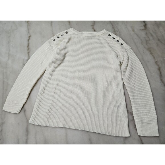 Calvin Klein Sweater Criss Cross Shoulders Women's Size M - Picture 1 of 9